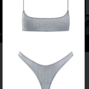 Triangl MICA Silver Sparkle Bikini